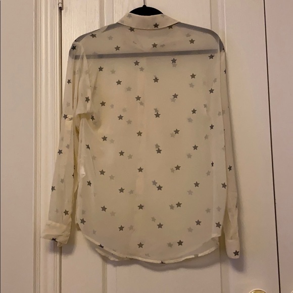 See through chiffon button up - Picture 2 of 6